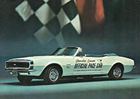 1967 Chevrolet Camaro Indy Pace Car Postcard